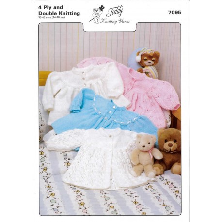 4 Ply/Double Knitting Pattern 7095 Pack Of 10 - Click Image to Close